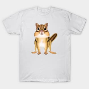 Cute Chipmunk Drawing T-Shirt